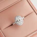 Oval - cut Verlovingsring fine - jewelry Cha Diamonds