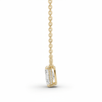 Oval Diamond Solitaire Necklace Cha Diamonds