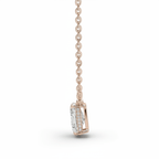 Oval Diamond Solitaire Necklace Cha Diamonds