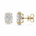 Oval Diamond Stud Earrings (Pair) fine-jewelry Cha Diamonds