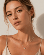 Princess Diamond Solitaire Necklace Cha Diamonds