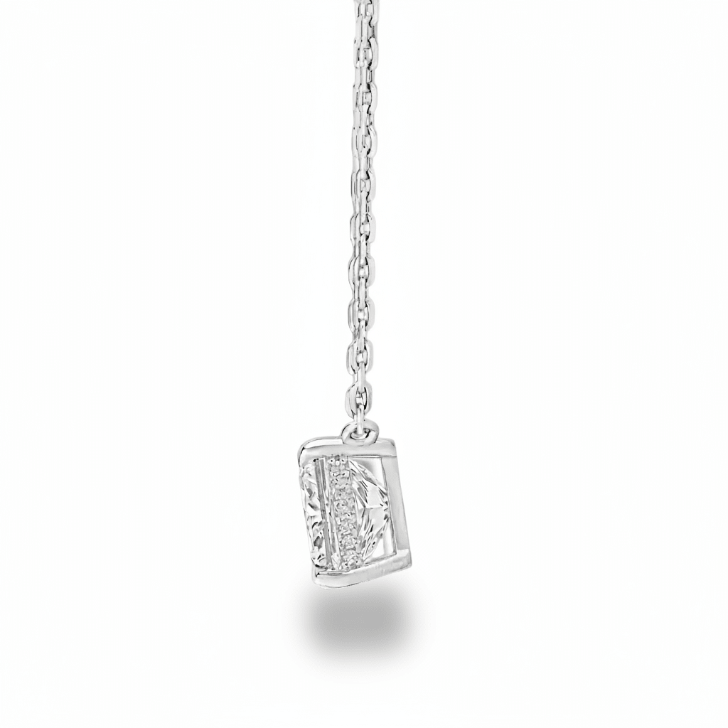 Princess Diamond Solitaire Necklace Cha Diamonds