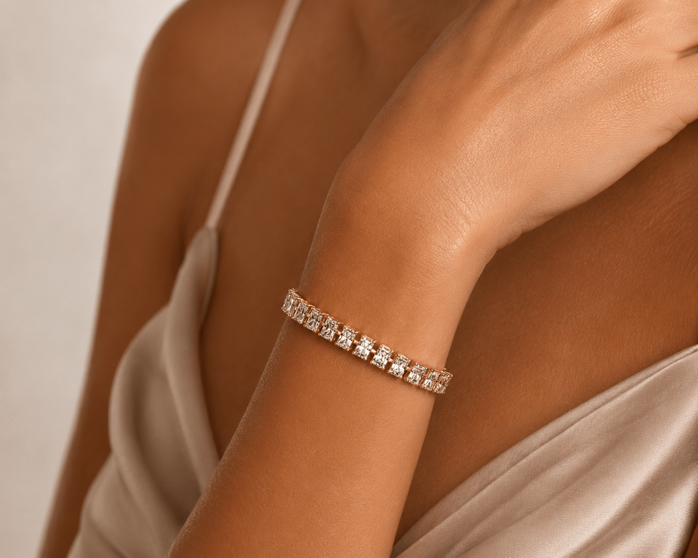 Radiant Cut Tennis Armband Cha Diamonds