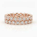 Ronde Bezel Diamanten Ring Cha Diamonds