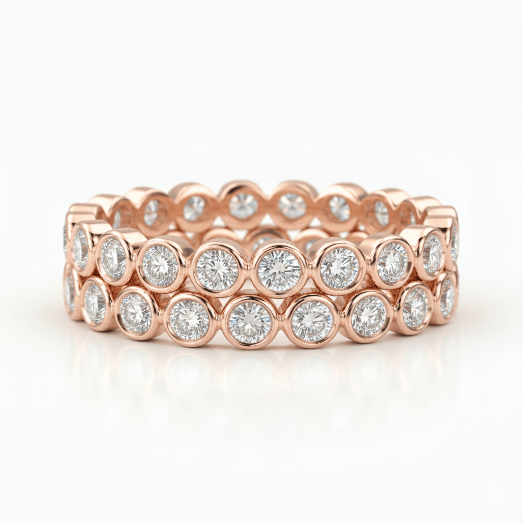 Ronde Bezel Diamanten Ring Cha Diamonds