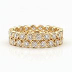 Ronde Bezel Diamanten Ring Cha Diamonds
