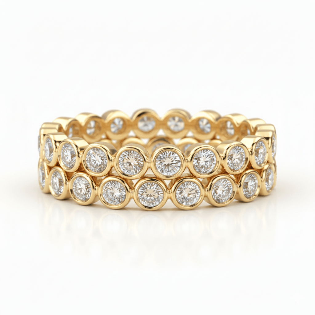 Ronde Bezel Diamanten Ring Cha Diamonds