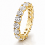 Round Brilliant Cut Eternity Ring fine-jewelry Cha Diamonds