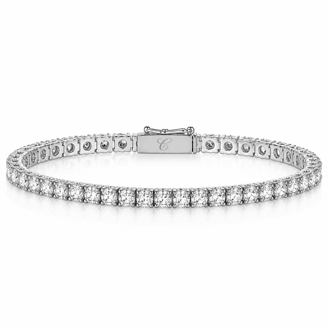 Round Cut Tennis Armband fine - jewelry Cha Diamonds