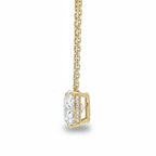 Round Diamond Solitaire Necklace Cha Diamonds