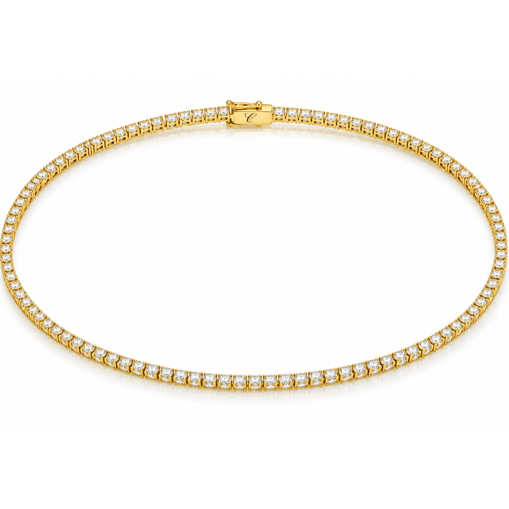 Tennis Necklace fine - jewelry Cha Diamonds