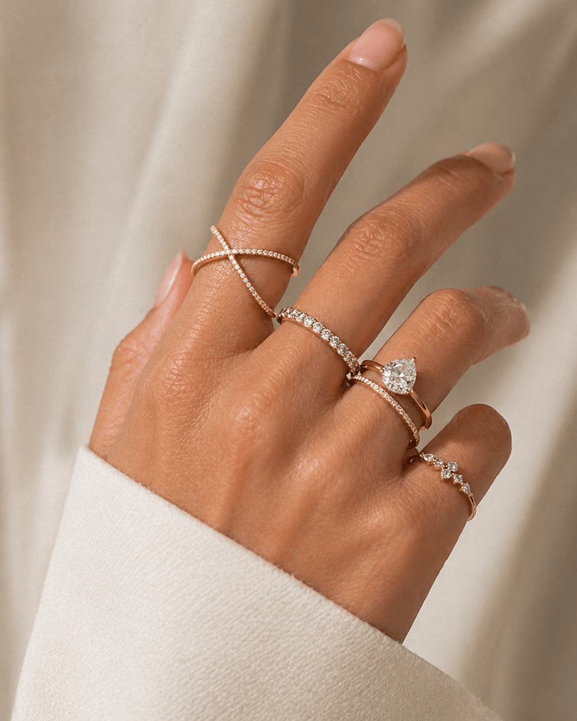 X - Ring fine - jewelry Cha Diamonds